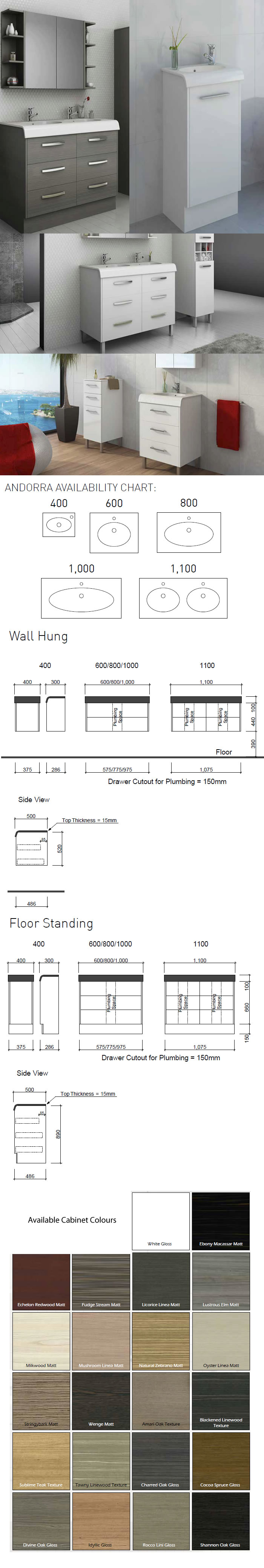 Benton's Finer Bathrooms Timberline Andorra Vanity